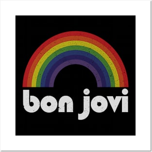 Bon Jovi - Rainbow Vintage Posters and Art